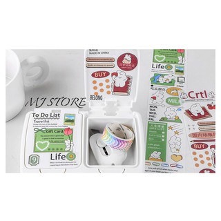 Sticker thỏ - JD5149 - Masking tape