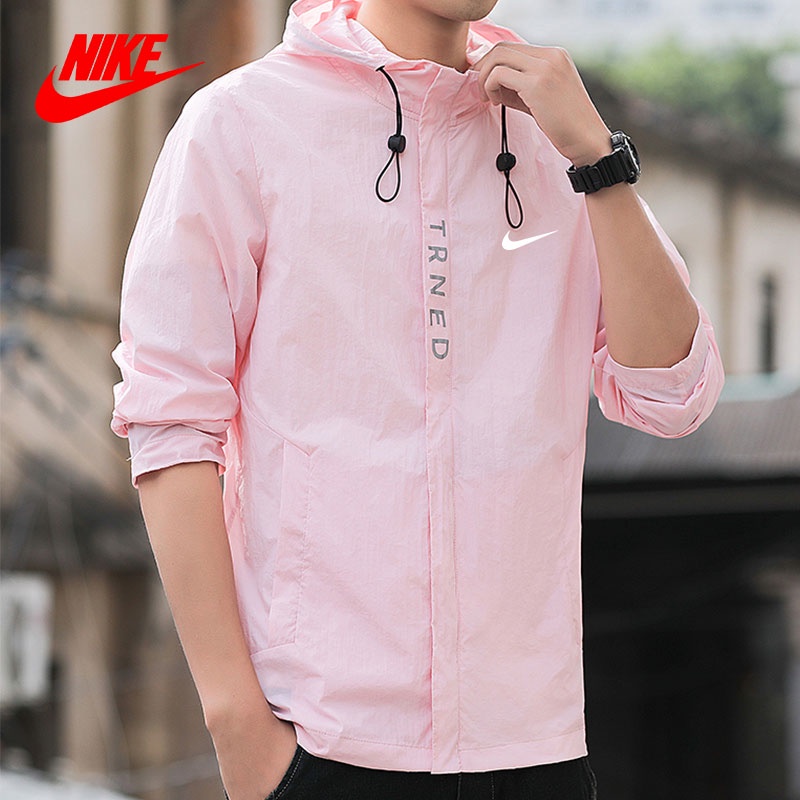 NK Áo Khoác Đi Mưa Chống Tia UV Chống Nước Mau Khô Unisex Mới Size M-4XL