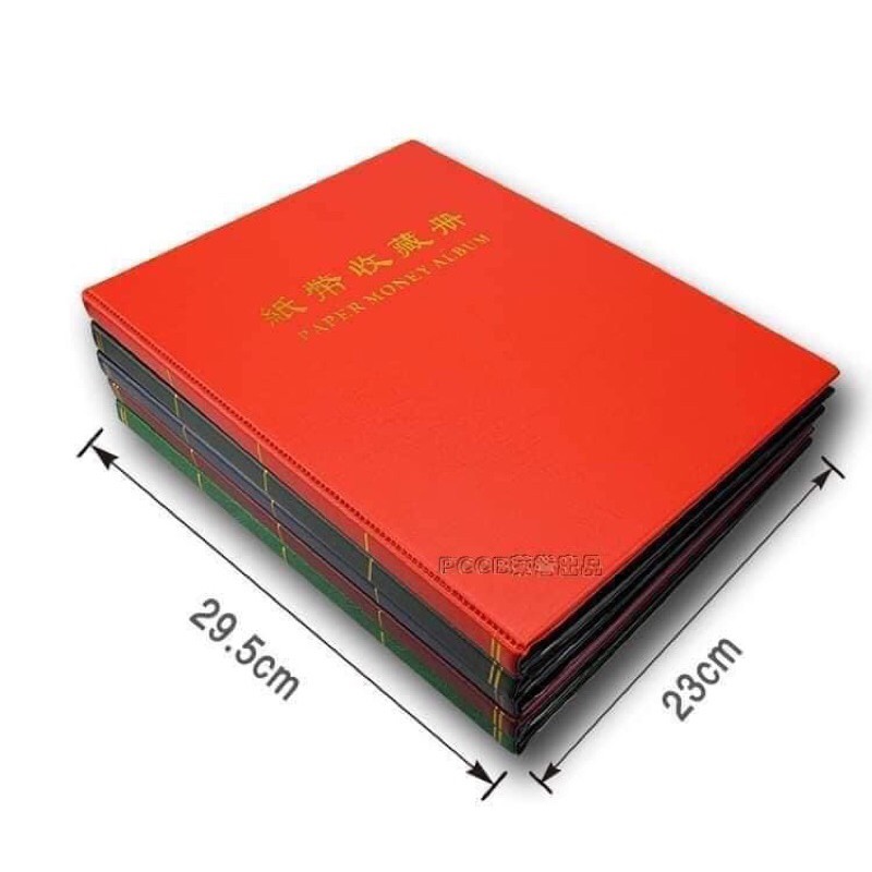 Album tiền cố định PCCP : 20 phơi 3 ngăn đựng được 60 tờ tiền