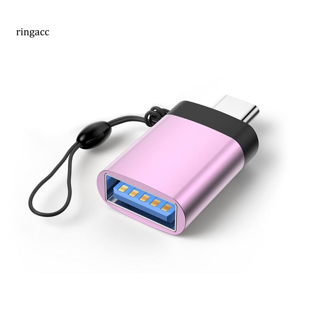 Đầu chuyển đổi RGA USB 3.0 Female sang Type-C Male OTG cho Laptop