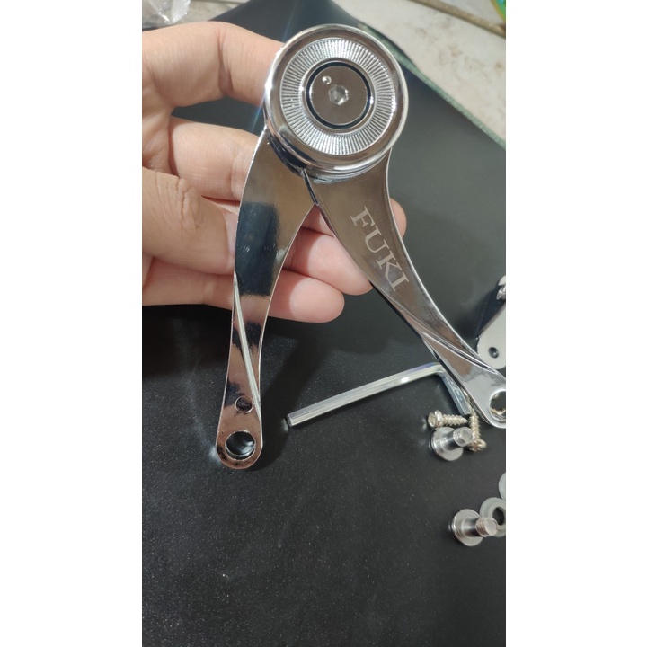 Tay nâng hạ cánh tủ - tay nâng cánh tủ cao cấp - tay đùi gà - hàng FUKI chính hãng