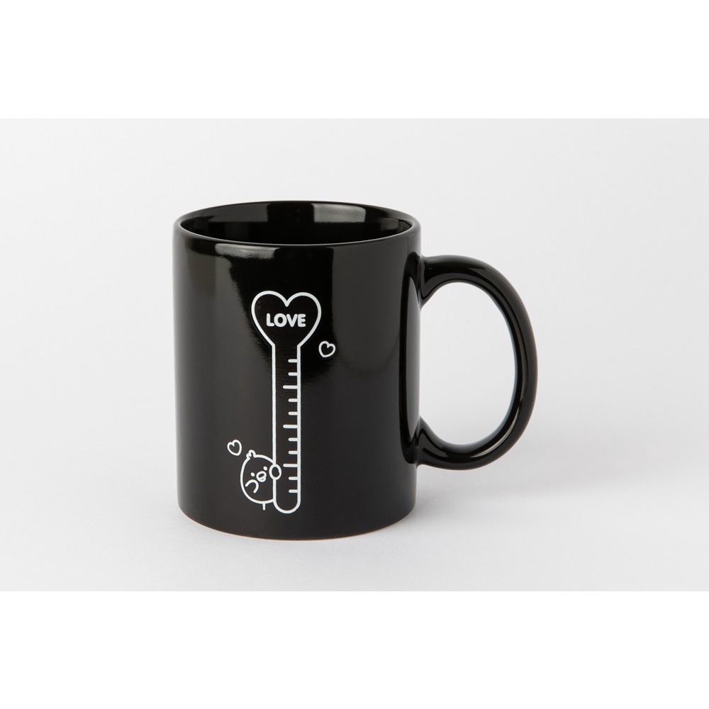 Cốc Mug Đo Độ Ấm ARTBOX Hàn Quốc Màu Đen In Hình Iren