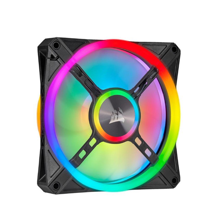 Bộ 3 quạt máy tính 120mm Corsair QL120 RGB kèm Node CORE