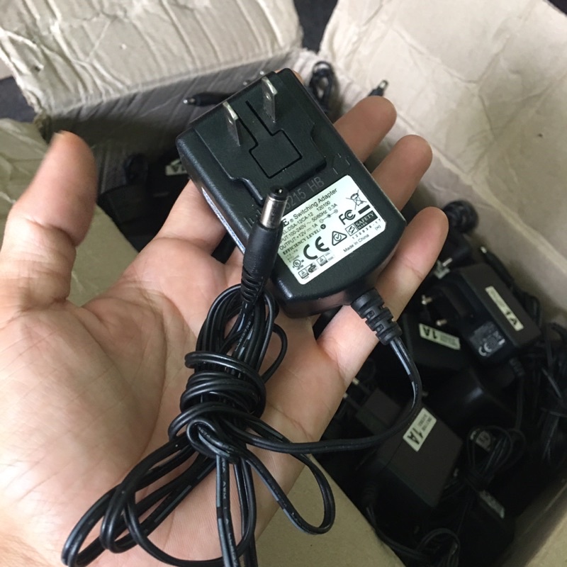 Nguồn adapter 12V 1A tháo máy thiết bị dùng cho modem wifi mạch ấp trứng w1209