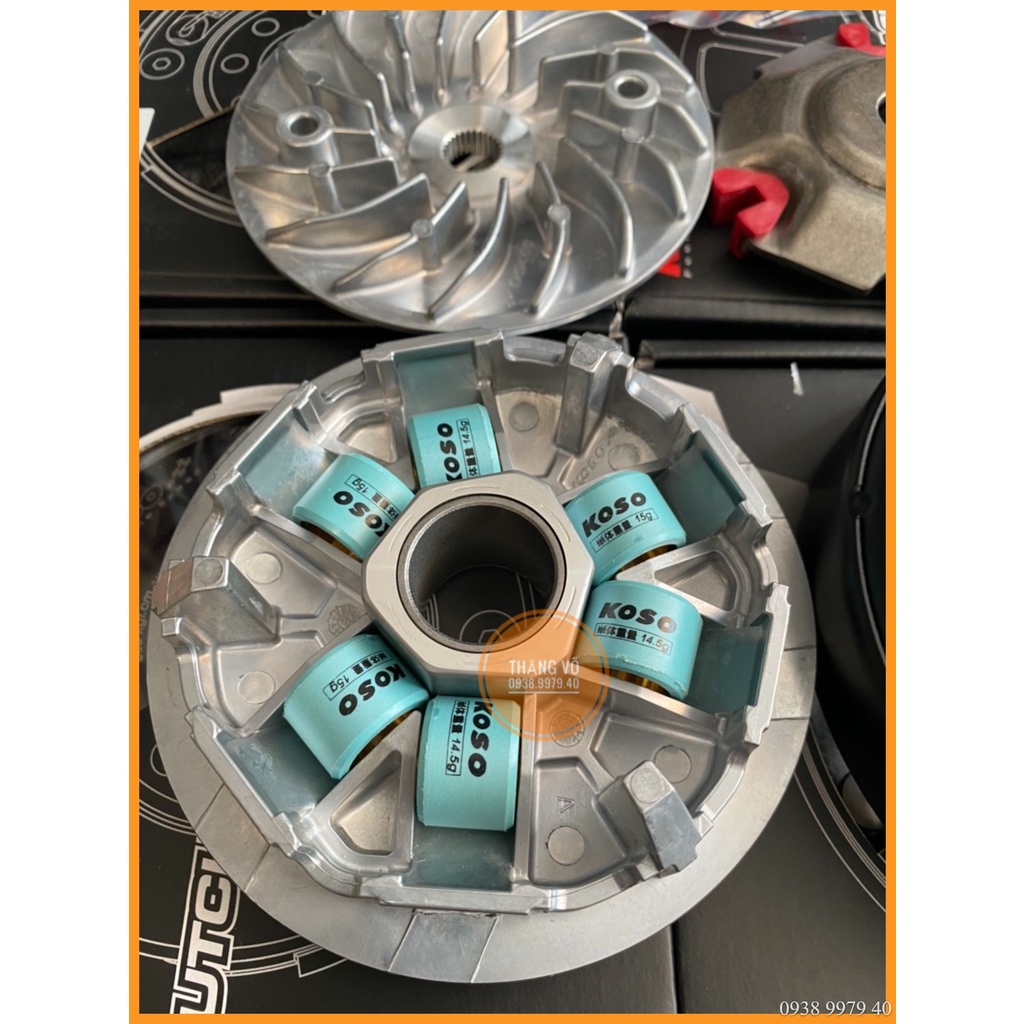 Nồi Koso, Nồi Koso Vario 125/150/160 Made in Taiwan phụ kiện đồ chơi Vario Airblade NVX ADV Click Lead SHVN PCX SHmode