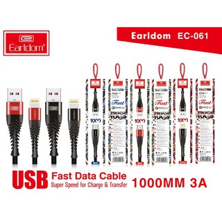 Cáp Sạc Dù Hỗ Trợ Sạc Nhanh 3.0 Earldom EC-061