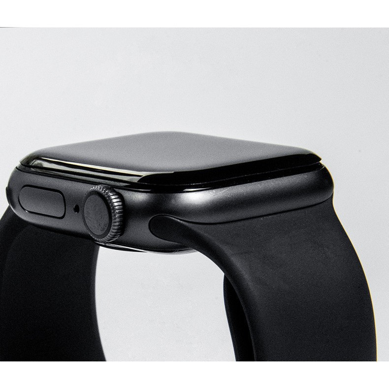 KÍNH CƯỜNG LỰC APPLE WATCH SERIES 5 4 3 2 1 VIỀN DẺO 3D ÔM SÁT FULL MÀN 38MM 40MM 42MM 44MM