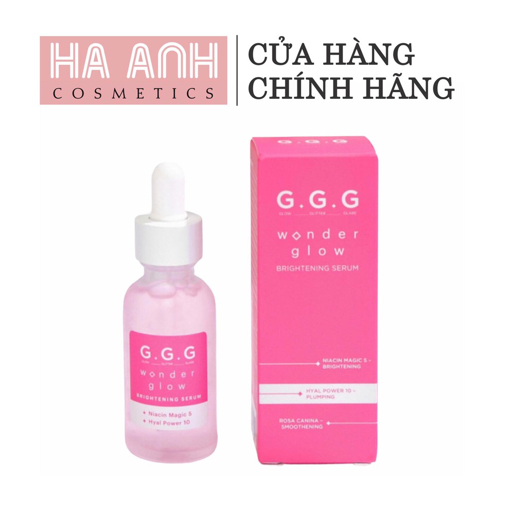 Tinh Chất Dưỡng Sáng Da G.G.G Wonder Glow Brightening Serum 30ml