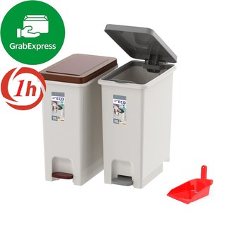 Thùng rác ECO 1 ngăn duy tân TẶNG KÈM 1 KY RÁC DUY TÂN - GIAO NHANH 1H