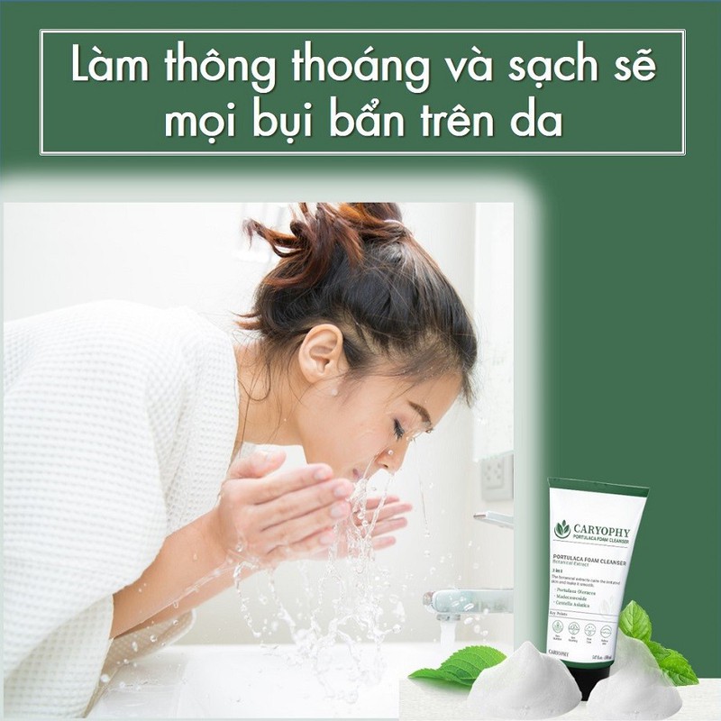[Mã FMCGMALL -8% đơn 250K] Sữa rửa mặt giảm mụn Caryophy Portulaca Cleansing Foam 150ml | BigBuy360 - bigbuy360.vn