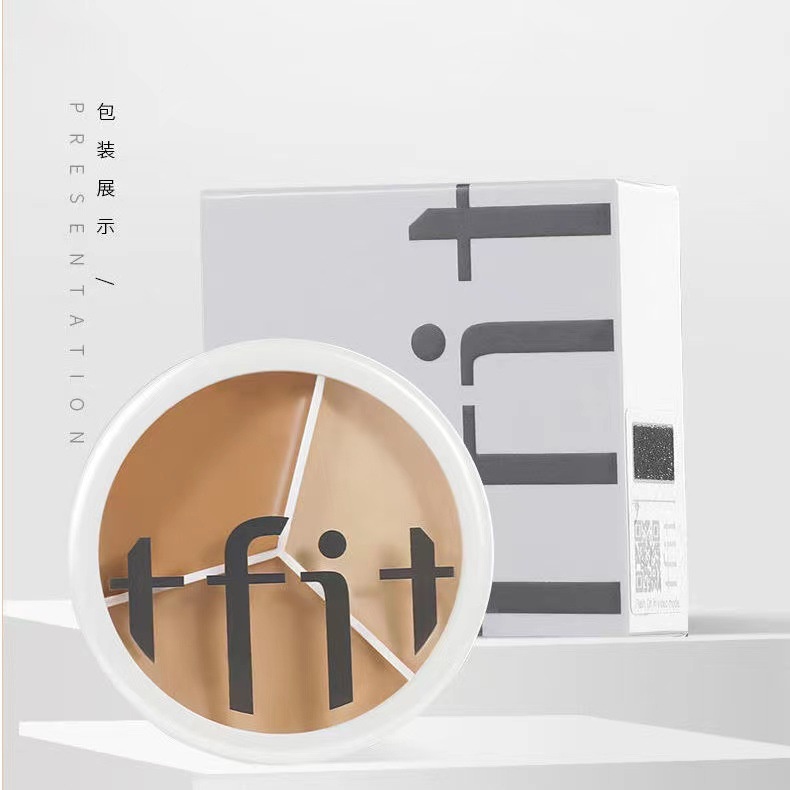 Tfit Bảng Kem Che Khuyết Điểm Ba Màu Ba Màu Che Phủ Quầng Thâm Và Lỗ Chân Lông Vô Hình Che Mụn Và Vết Thâm