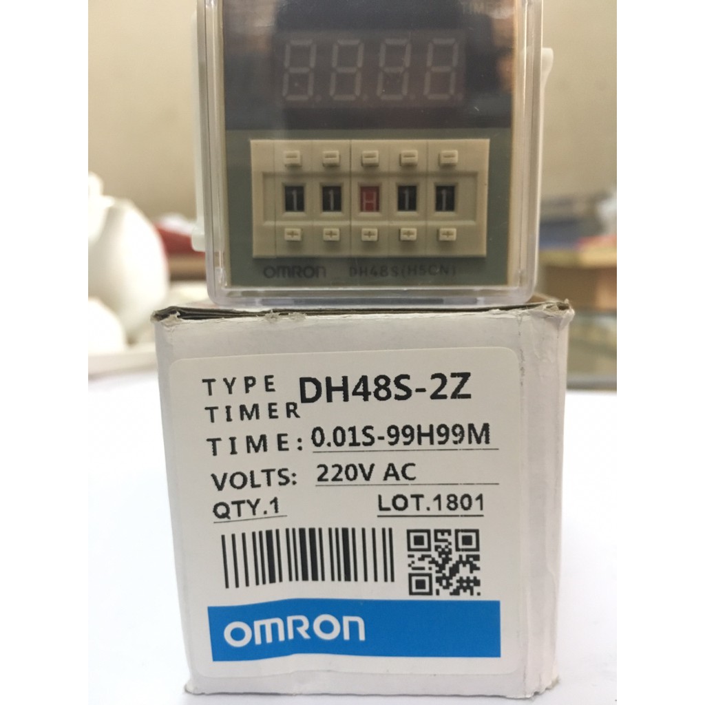 Timer/Rơ le Thời Gian DH48S-2Z 220VAC 0.1S-99H (2 Cặp tiếp Điểm)