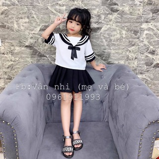 Set váy thuỷ thủ cho bé gái