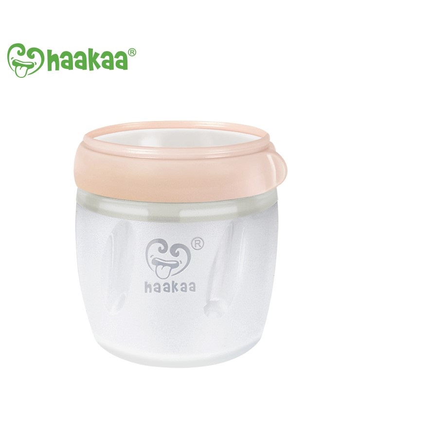 Bình trữ sữa, thức ăn cho bé Gen.3 160ml Haakaa. Chất liệu silicone cao cấp, an toàn. Không chứa BPA, PVC và phthalate