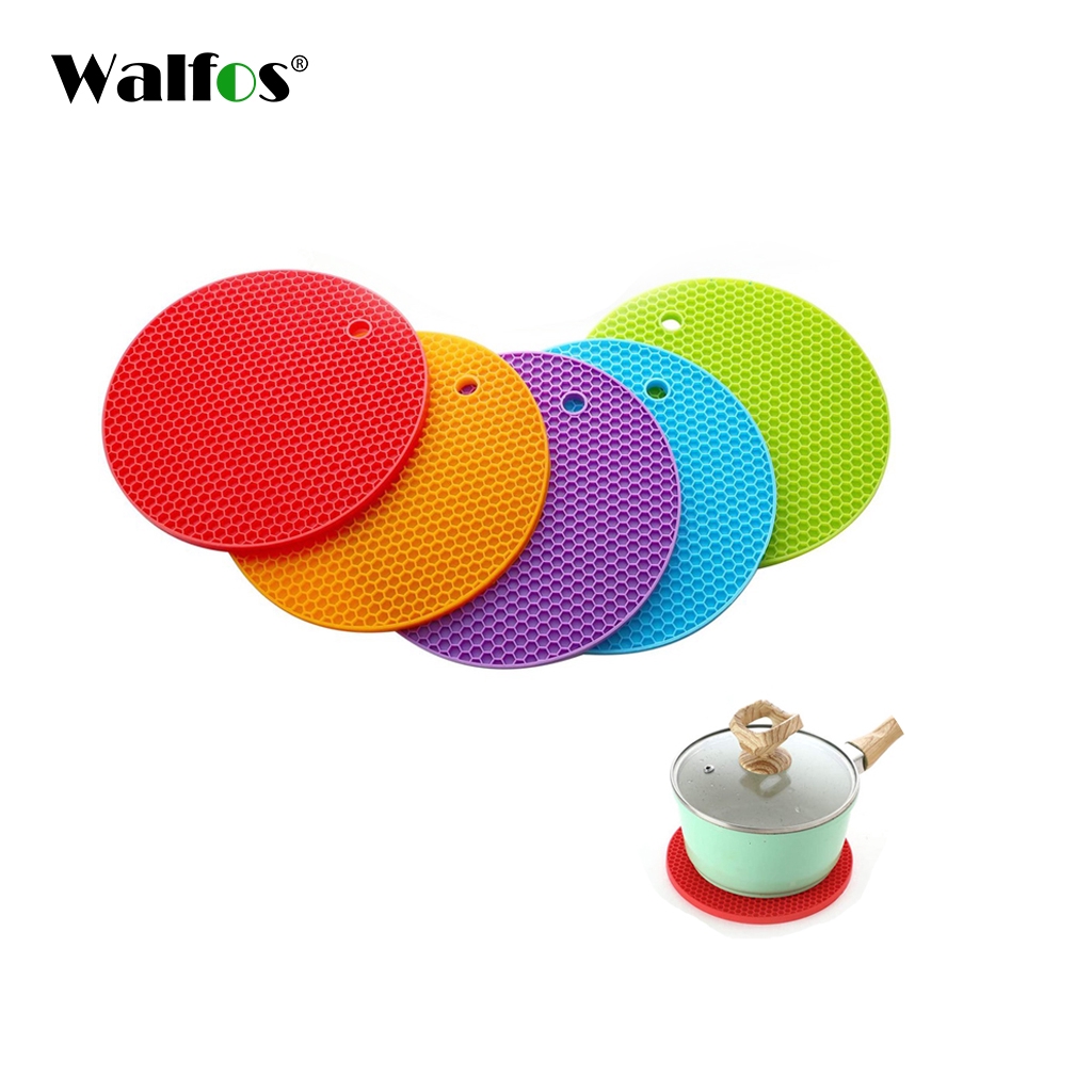 Đế lót Walfos bằng silicon chống trượt chịu nhiệt độ cỡ 18x18CM 6 màu sắc tùy chọn | BigBuy360 - bigbuy360.vn