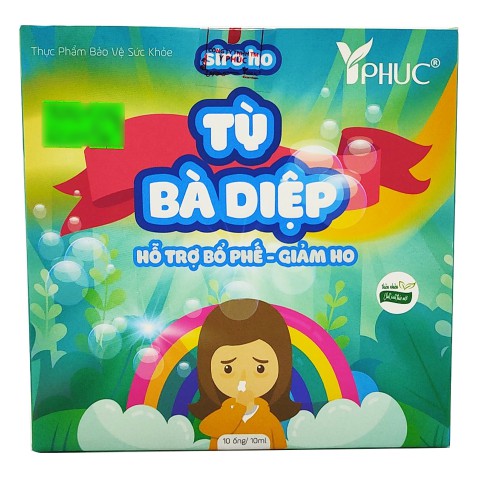 Siro ho Tỳ Bà Diệp - giúp hỗ trợ bổ phế, giảm ho và dưỡng âm thanh phế
