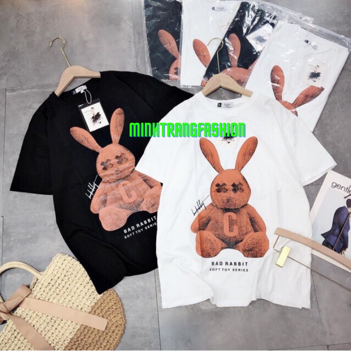 [FREESHIP] Áo Thun Tay Lỡ Cực chất Unisex Hình In Bad Rabbit Form Rộng | BigBuy360 - bigbuy360.vn