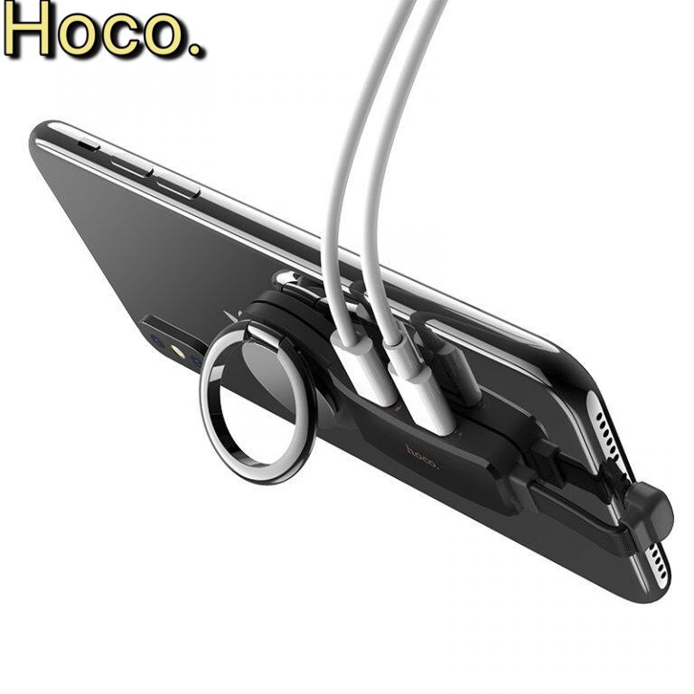 Cáp chuyển đổi lightning 2 cổng lightning vừa nghe vừa sạc có hỗ trợ míc Hoco LS22 Chính hãng