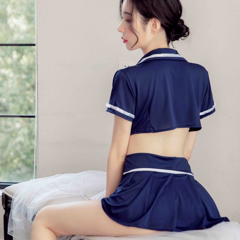 Váy ngủ cosplay nữ tiếp viên dễ thương gợi cảm