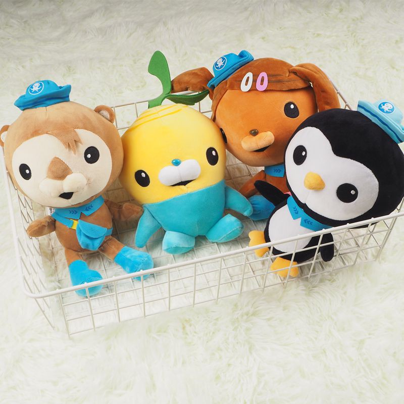 Đồ chơi nhồi bông hình các nhân vật trong phim hoạt hình Octonauts 19/ 30/ 46cm
