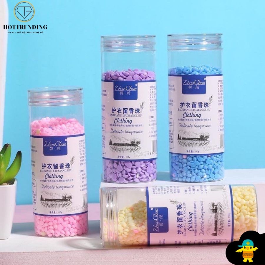 Viên Xả Thơm Quần Áo Nội Địa - Hạt Xả Thơm Làm Mềm Vải 110gram