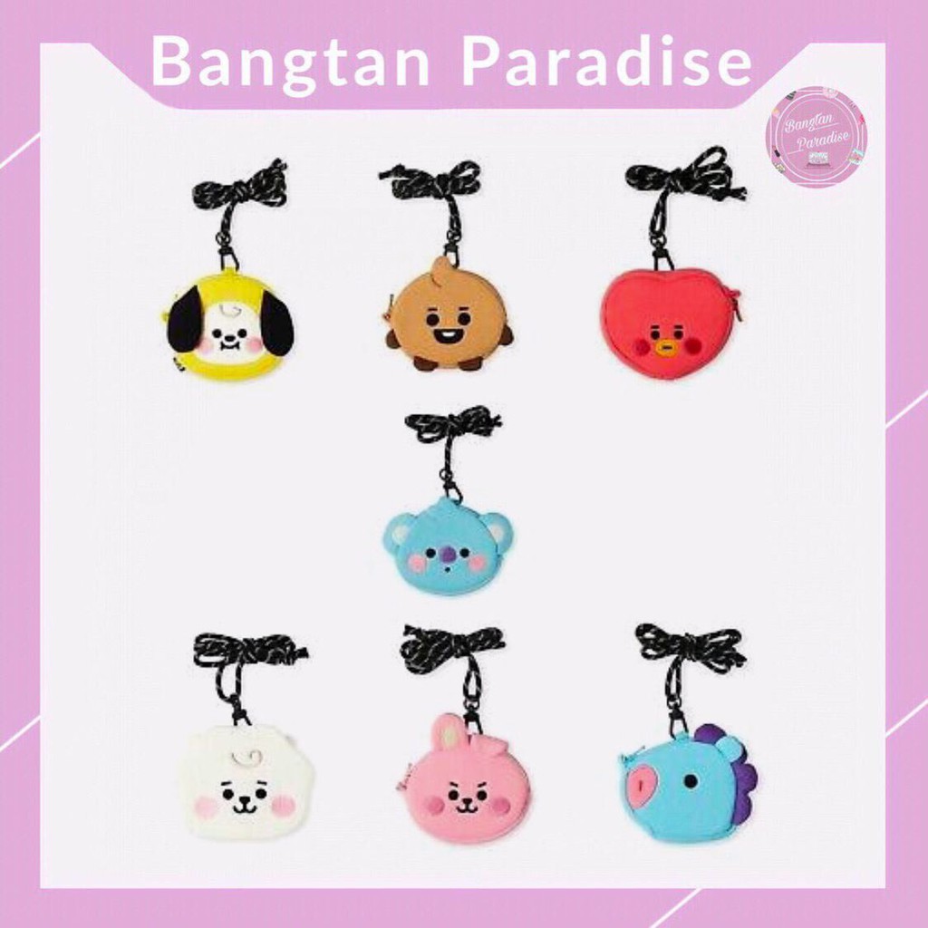 BT21 BABY Strap Face Pouch Set