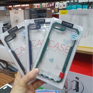 Ốp lưng Iphone 7 plus/ 8 plus chống sốc viền màu Hiệu Likgus