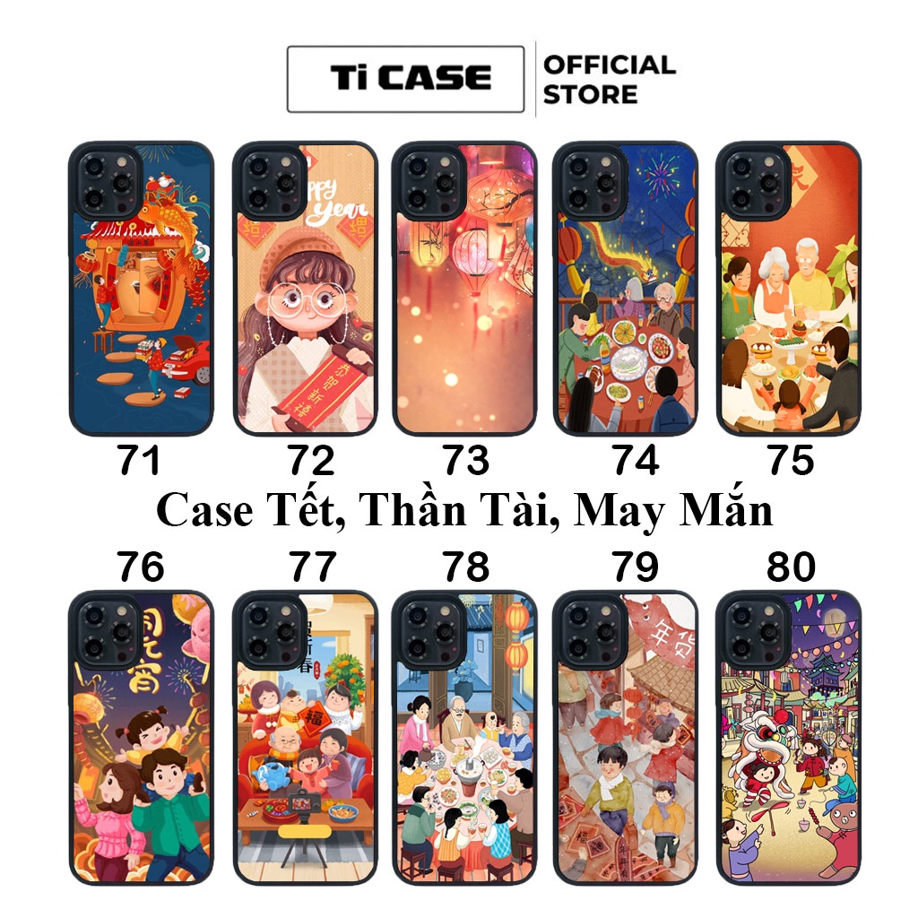 Ốp Lưng Tết, Thần Tài, May Mắn iP