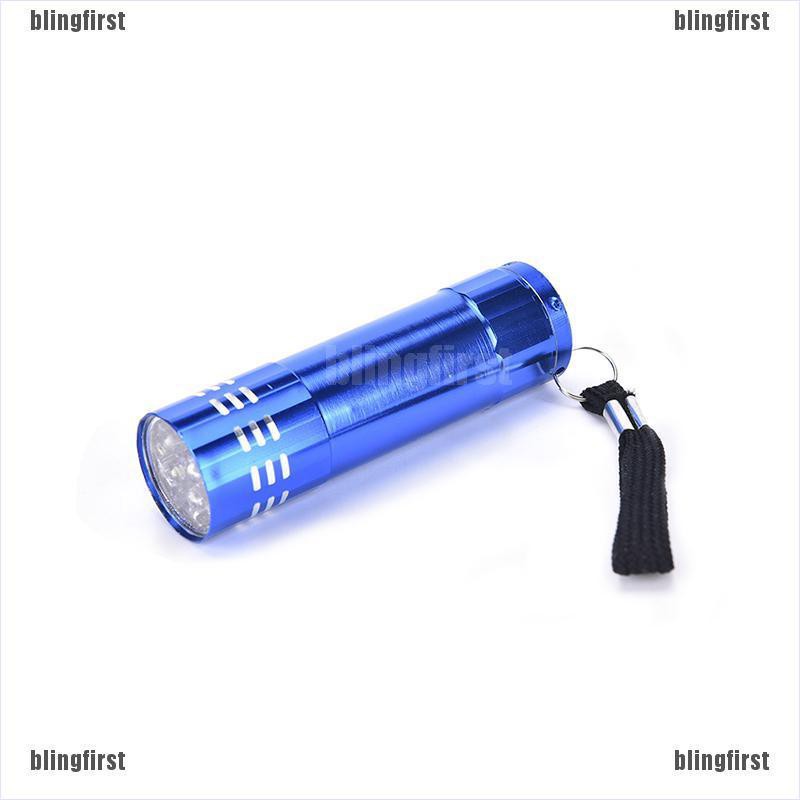 Đèn pin mini tia cực tím UV 9 bóng LED tiện dụng chất lượng cao