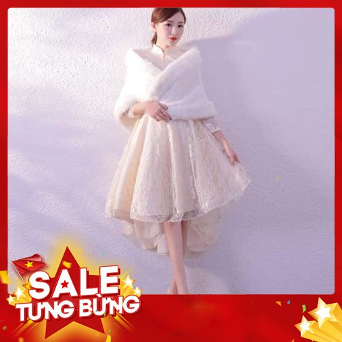 Nhập MERCYT10N hoàn 10k xu đơn 250k_Váy ren phù dâu cực sang chảnh nổi bật
