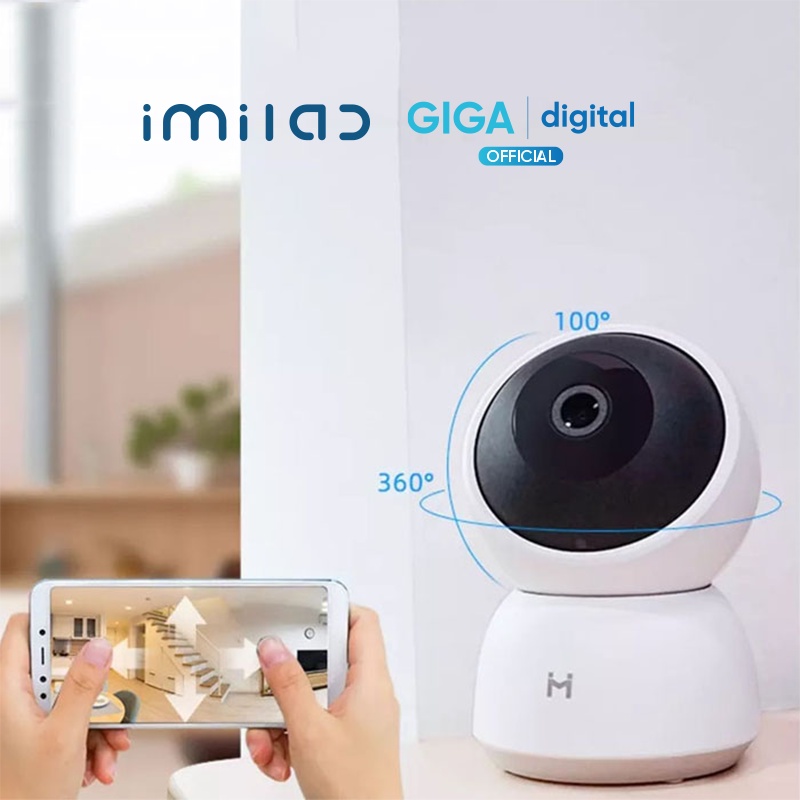 Camera Giám Sát 360 Độ IMILAB A1 2K Bản Quốc Tế Kết Nối Wifi Chống Trộm Đàm Thoại 2 Chiều
