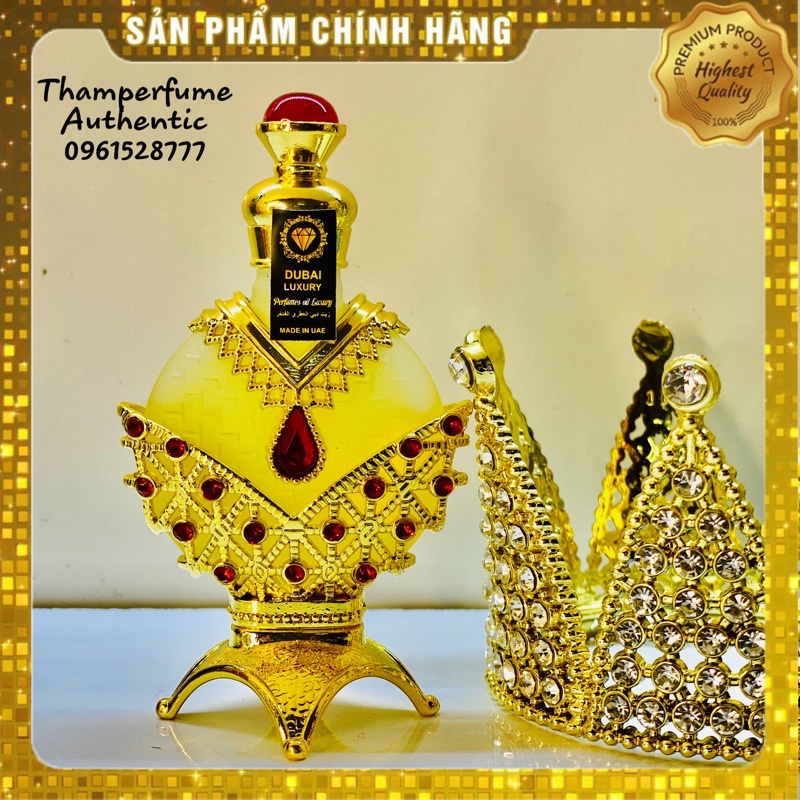 Tinh Dầu Nước Hoa Dubai Chính Hãng Tiểu Công Chúa 15ml siêu thơm lâu