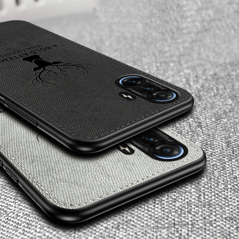 Ốp lưng Redmi K40 Gaming / Poco F3 GT / K50 Gaming / K50 Ultra / K50 / K60 vải đầu hươu nai thời trang cao cấp
