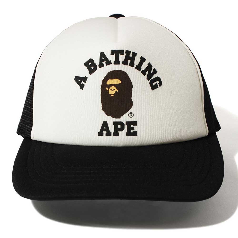 Mũ Lưỡi Trai Cotton Phối Lưới Phong Cách Bape