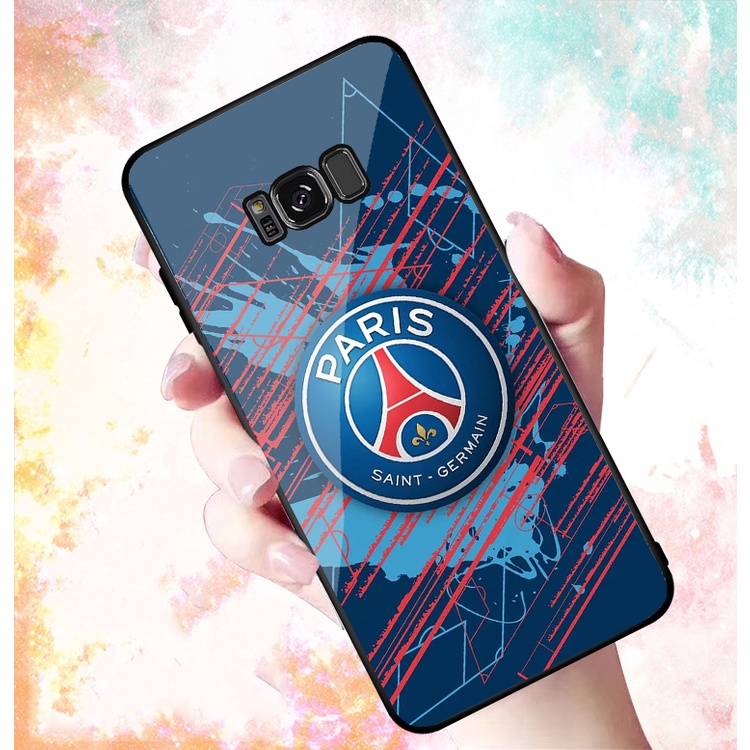Ốp Lưng SAMSUNG GALAXY S8, S8 PLUS mặt kính cường lực cao cấp In hình Câu Lạc Bộ Bóng Đá