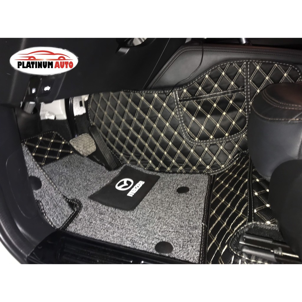 Thảm lót sàn ô tô 6D Mazda CX5  - Da PU cao cấp, Không mùi, Giảm 20% tiếng ồn