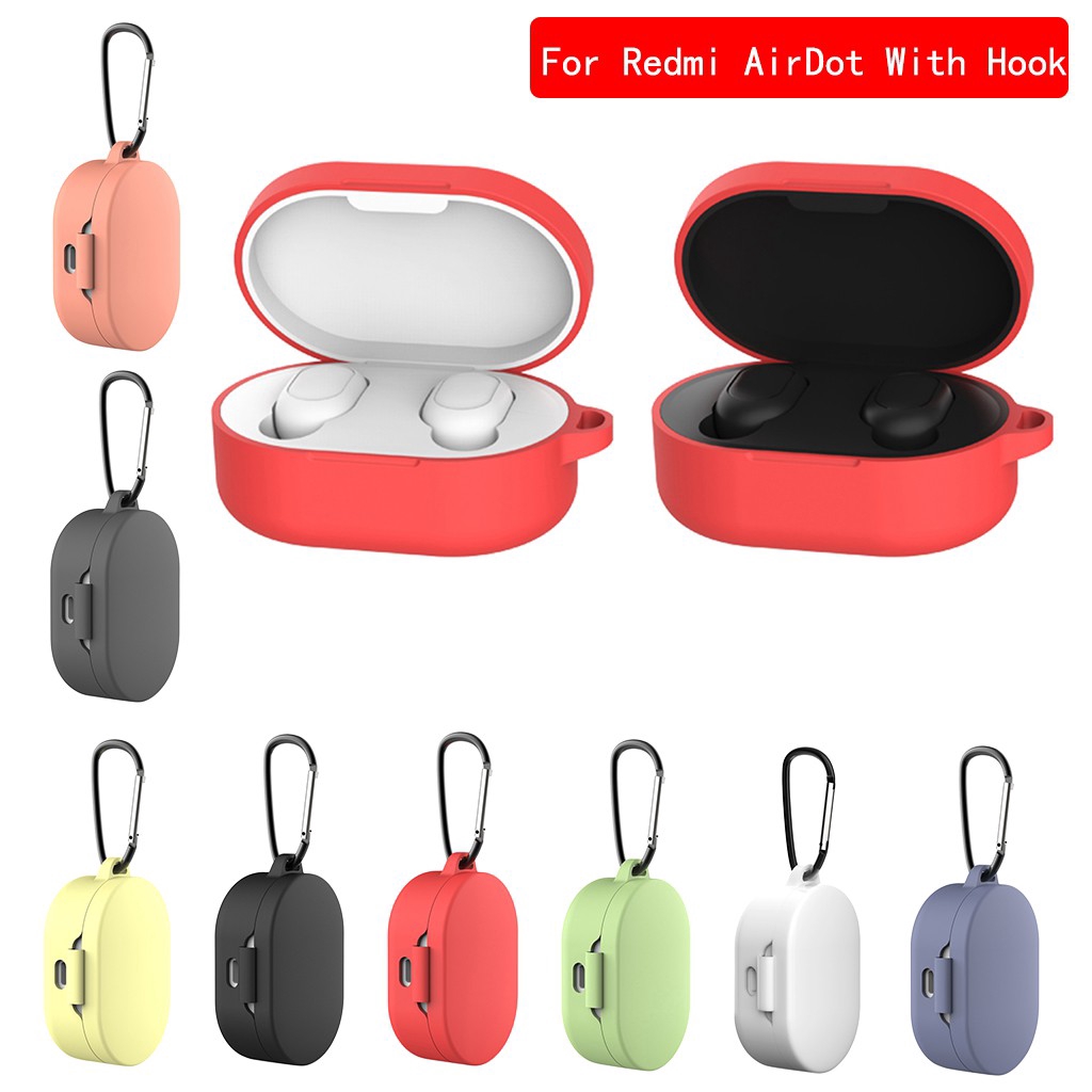 Vỏ Silicon Bảo Vệ Cho Tai Nghe Xiaomi Airdots Mi Earbuds Redmi Airdots A6S A7S Tws