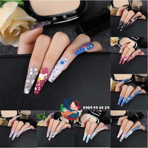 Móng TRÀ SỮA - Form Thang Xtra [Tặng Miếng Dán Và Dụng Cụ ] BST [ TS TrS MB PF ]