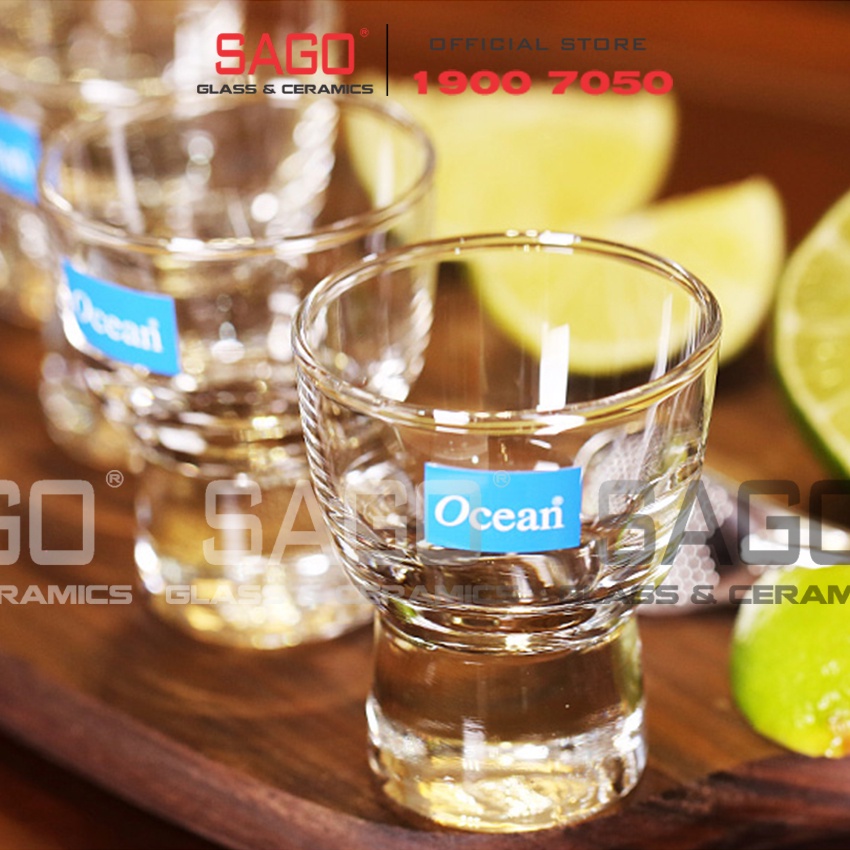 Ly Thủy Tinh Ocean Haiku Shot 60ml | B17202 , Nhập Khẩu Thái Lan