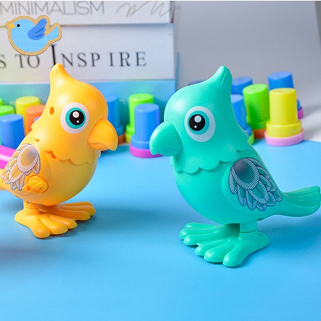 Đồ Chơi Dùng Dây Cót Hình Chú Vẹt Siêu Cute Cho Bé