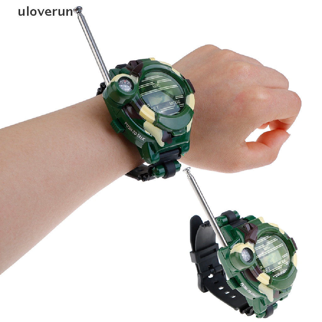Set 2 Bộ Đàm Trẻ Em 7 Trong 1 Tích Hợp Đồng Hồ Đeo Tay Tiện Dụng