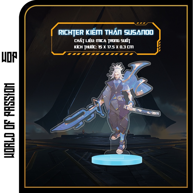 Mô Hình Nhân Vật Richter Kiếm Thần Susanoo Trong Game Liên Quân Mobile