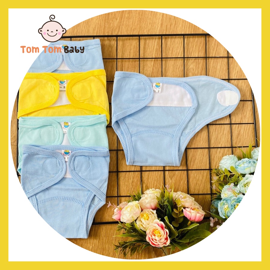 Tã vải ( 1 cái), tã dán sơ sinh cotton Thái Hà Thịnh | Size 1,2,3 cho bé từ sơ sinh - 8kg