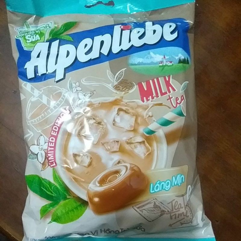 Kẹo alpenliebe vị Hồng trà sữa, trà bưởi 330g
