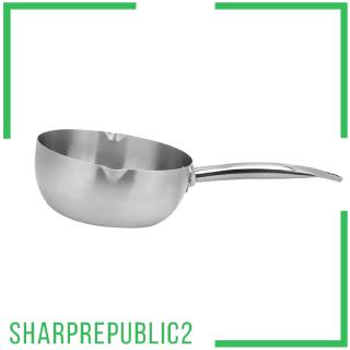 Stainless Saucepan Cooking Pot Milk Coffee Warmer Kitchen Cookware Dia 18cm