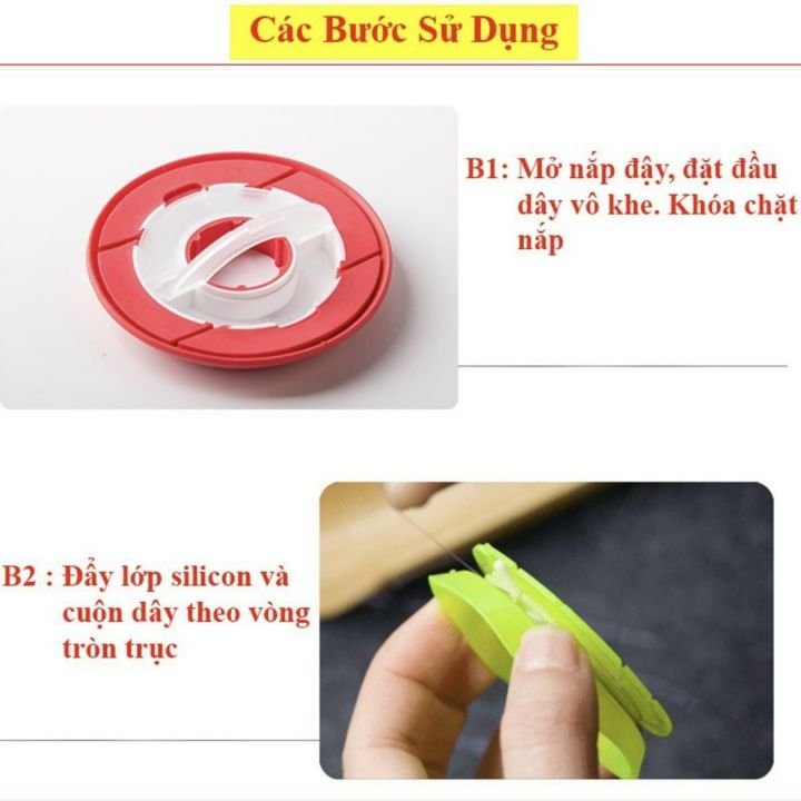 Trục SiLiCon bảo vệ dây trục câu đài tuyệt đối, gập 5.9cm - Cuốn trục câu cá