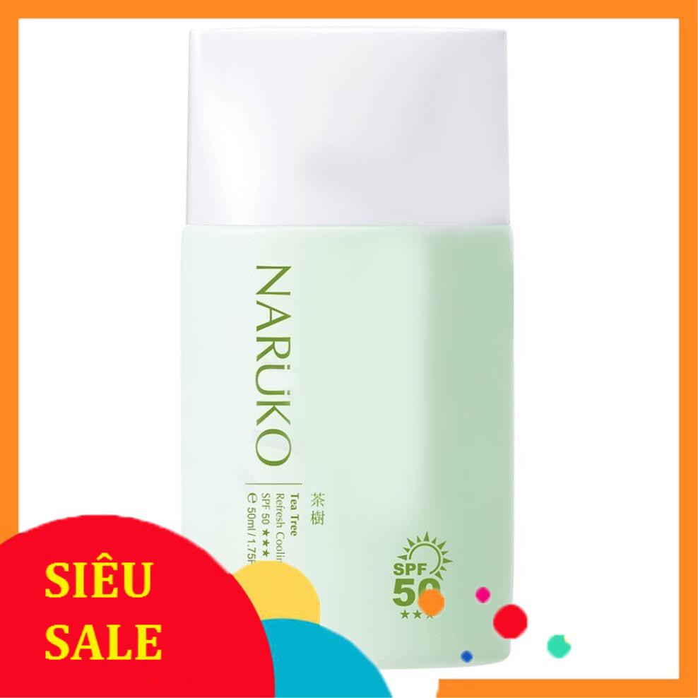 Kem Chống Nắng,Kem Chống Nắng Mát Lạnh Naruko Tea Tree Refresh Cooling Sunscreen SPF50 50ml