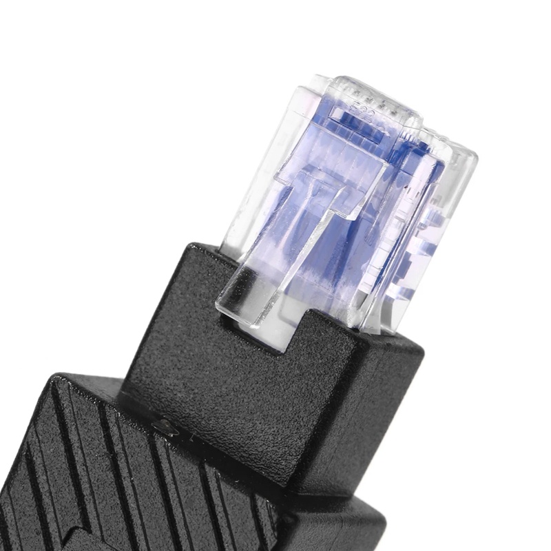 Đầu Nối Dài Chuyển Đổi RJ45 Male Sang Female 90 Độ Cho Cat5 5e Cat6 LAN