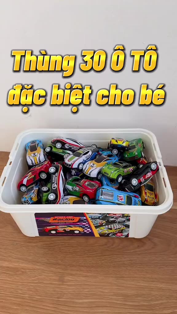 Thùng 30 Xe Ô Tô Đồ Chơi Hợp Kim Little Lion