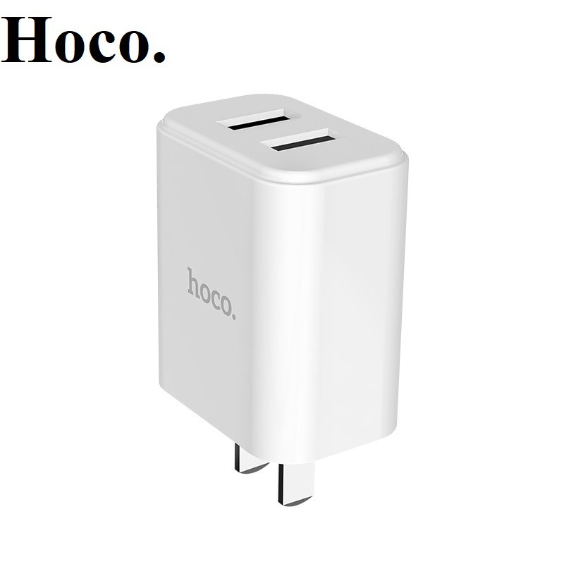 Củ sạc hoco C62/C62A 2 cổng sạc chính hãng hoco